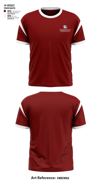 Cornersville High School Basketball 39816630 Short Sleeve Performance Shirt - 1