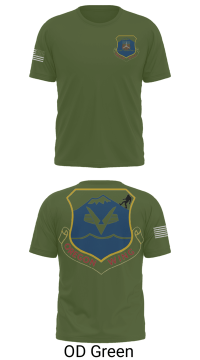 Oregon Wing CAP 9420662 Short Sleeve Performance Shirt - 34