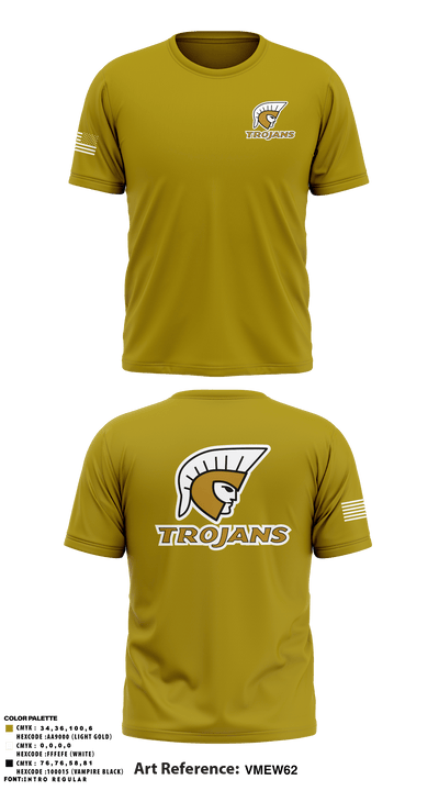 Green Sea Floyds High School 23993447 Short Sleeve Performance Shirt - 1