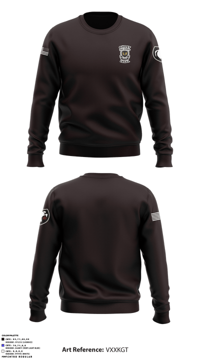 GHOST LEGAL 84434503 Crew Neck Sweatshirt - 1