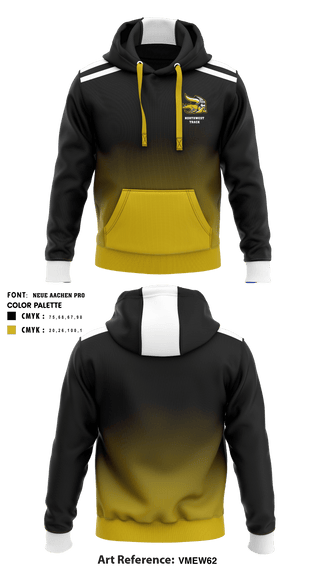 Hoodie, Northwest High School Track, Track & Field, Teamtime, Team time, sublimation, custom sports apparel, team uniforms, spirit wear, spiritwear, sports uniforms, custom shirts, team store, custom team store, fundraiser sports, apparel fundraiser
