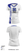McCallum High School women's volleyball 71374557 Women's Short Sleeve V-neck Shirt - 2