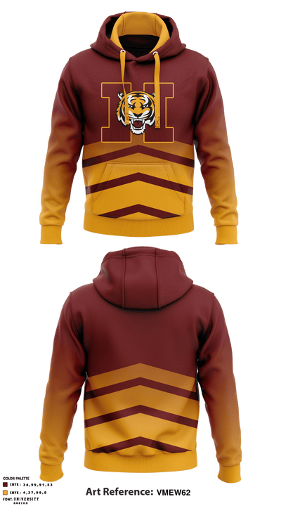 Harrisburg High School Volleyball 84936473 Hoodie - 1