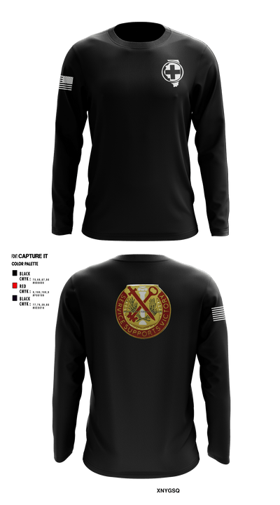 HHC 634th BSB 93326956 Long Sleeve Performance Shirt - 2