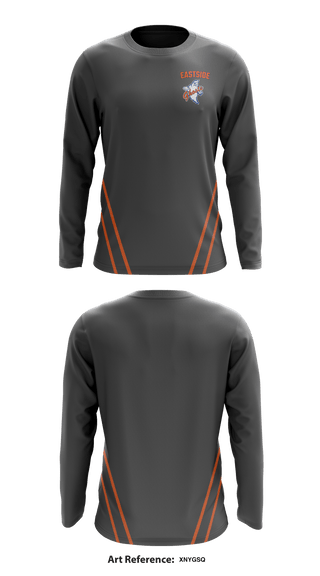 Long Sleeve Performance Shirt, Eastside High School, School Spirit Store, Teamtime, Team time, sublimation, custom sports apparel, team uniforms, spirit wear, spiritwear, sports uniforms, custom shirts, team store, custom team store, fundraiser sports, apparel fundraiser