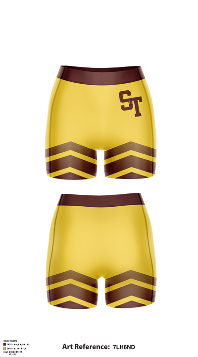 Sherman High School Volleyball 33819753 Women's Compression Shorts - 2