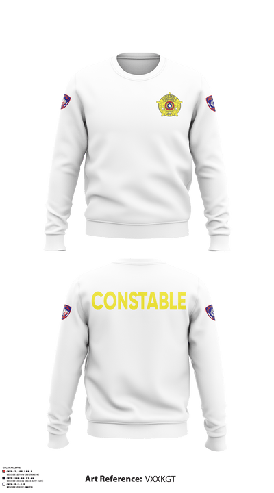 Nueces County Constable Pct 3 85430469 Crew Neck Sweatshirt - 6