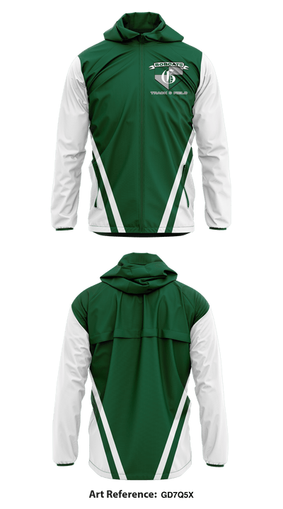 Greenbrier track & field 68070632 Windbreaker - 1