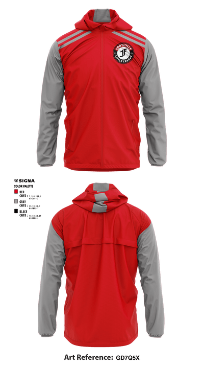 Calgary Foothills Little League 65986473 Windbreaker - 1