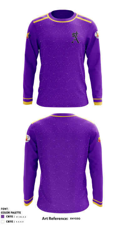 St. Augustine Saints 97476838 Long Sleeve Performance Shirt - 1