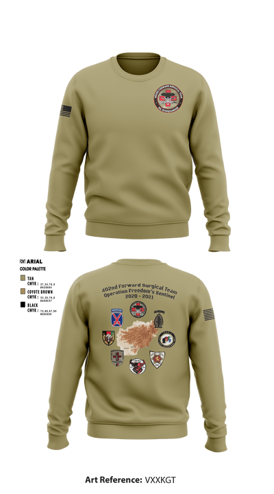 402nd Forward Surgical Team 1621441 Crew Neck Sweatshirt - 4 (1)