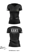 Sheriff’s Emergency Response Team 83392205 Women's Short Sleeve V-neck Shirt - 1