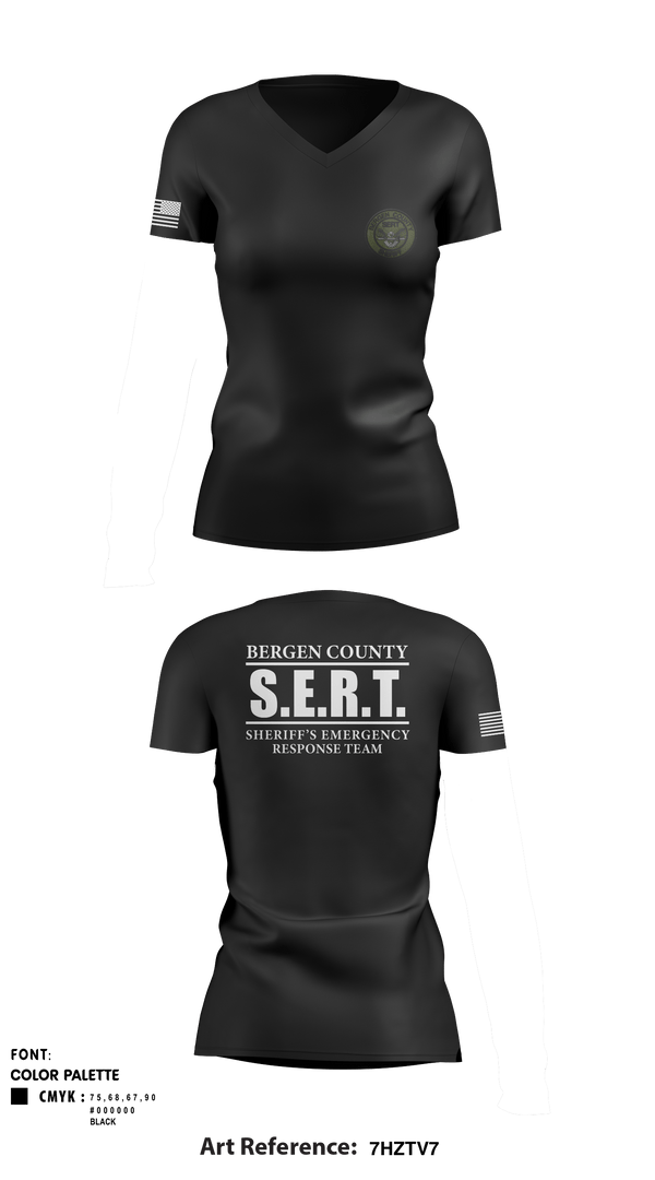 Women's Short Sleeve Vneck Shirt, , Police, Teamtime, Team time, sublimation, custom sports apparel, team uniforms, spirit wear, spiritwear, sports uniforms, custom shirts, team store, custom team store, fundraiser sports, apparel fundraiser