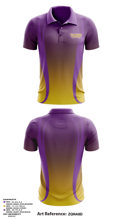 Tallwood Lions 68974621 Short Sleeve Performance Polo - 1