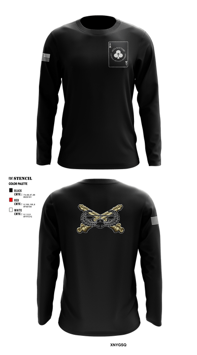 Aces Battery 2-32 FAR 74459928 Long Sleeve Performance Shirt - 1