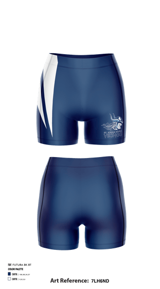 Compression Shorts, Saint Johns River State College Women's Volleyball, Women's Volleyball, Teamtime, Team time, sublimation, custom sports apparel, team uniforms, spirit wear, spiritwear, sports uniforms, custom shirts, team store, custom team store, fundraiser sports, apparel fundraiser