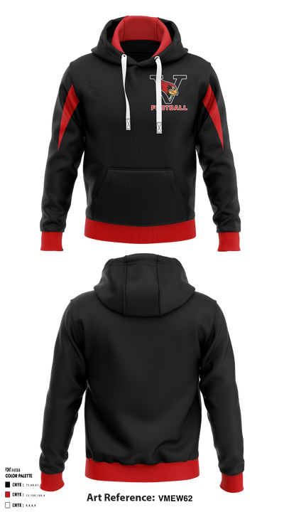 Verdigris Youth Football and Cheer 25693594 Hoodie - 1