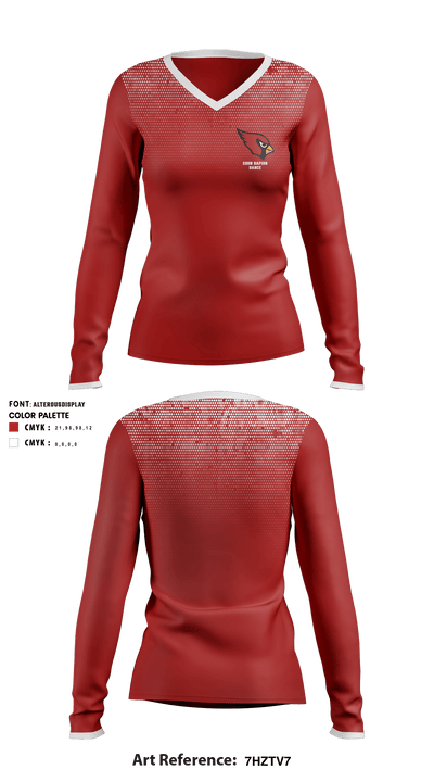 Coon Rapids High School Dance 48014275 Women's Long Sleeve V-neck Shirt - 1