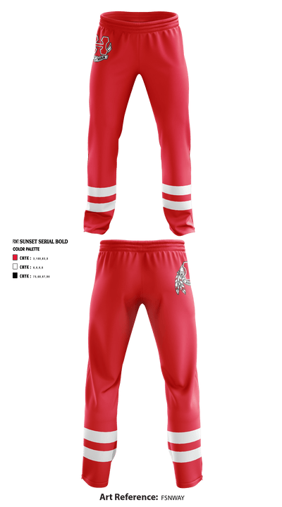 William S Hart High School Cross Country 37841328 Sweatpants - 1