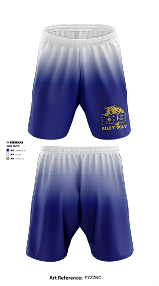 Athletic Shorts With Pockets, Riley High School Golf, Golf, Teamtime, Team time, sublimation, custom sports apparel, team uniforms, spirit wear, spiritwear, sports uniforms, custom shirts, team store, custom team store, fundraiser sports, apparel fundraiser