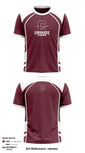 Cherokee Middle School Cheer 2245700 Short Sleeve Performance Shirt - 1