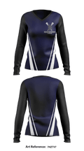 Dallastown Women's Lacrosse 9053051 Women's Long Sleeve V-neck Shirt - 1