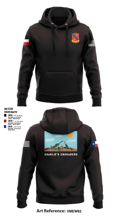 Crusaders 1/133rd FA 56474981 Hoodie - 3