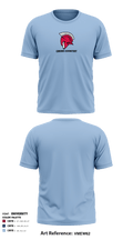 Antioch Spartans 69324892 Short Sleeve Performance Shirt - 4