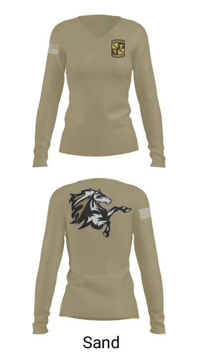 FSU ROTC 41025512 Women's Long Sleeve V-neck Shirt - 47