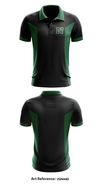 North High School Cheer 76587245 Short Sleeve Performance Polo - 1