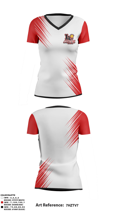 Laguna Niguel Girls Softball 89862017 Short Sleeve Performance Shirt - 1