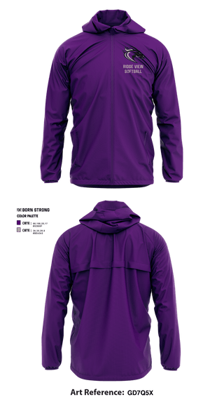 Windbreaker, Ridge View High School Softball, Softball, Teamtime, Team time, sublimation, custom sports apparel, team uniforms, spirit wear, spiritwear, sports uniforms, custom shirts, team store, custom team store, fundraiser sports, apparel fundraiser