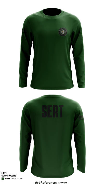 Hays County SERT 8784666 Long Sleeve Performance Shirt - 1