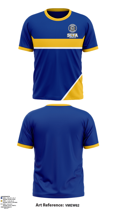 SCYA Sports 60131987 Short Sleeve Performance Shirt - 1