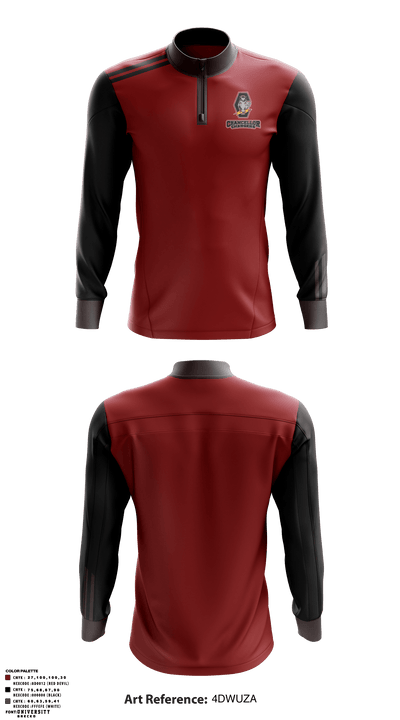 Chancellor Chargers 8081772 Quarter Zip Jacket - 1