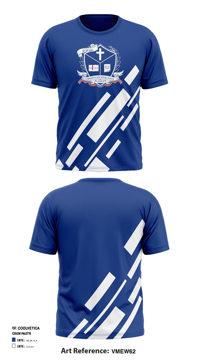 Christian Heritage Academy Cross Country 57899945 Short Sleeve Performance Shirt - 2