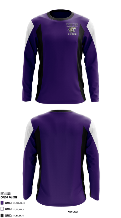 Tokay High School Cheer 12714680 Long Sleeve Performance Shirt - 1