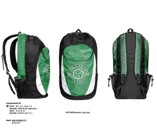 Gear Bag, Commerce Crush, Women's Volleyball, Teamtime, Team time, sublimation, custom sports apparel, team uniforms, spirit wear, spiritwear, sports uniforms, custom shirts, team store, custom team store, fundraiser sports, apparel fundraiser