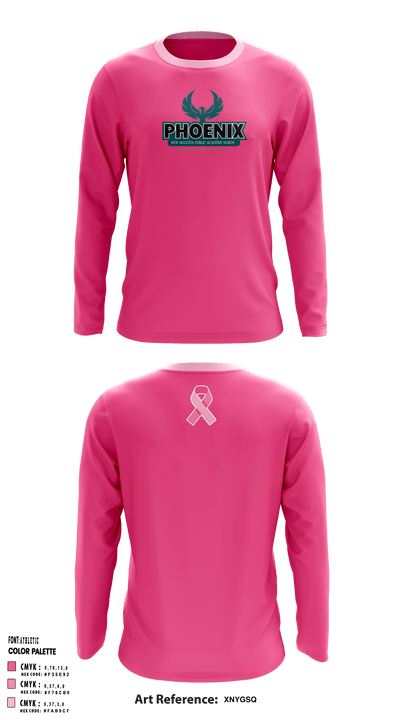 New Augusta Public Academy North Middle School 1913835 Long Sleeve Performance Shirt - 1