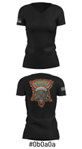 18th Ordnance Company EOD 8486026 Women's Short Sleeve V-neck Shirt - 12