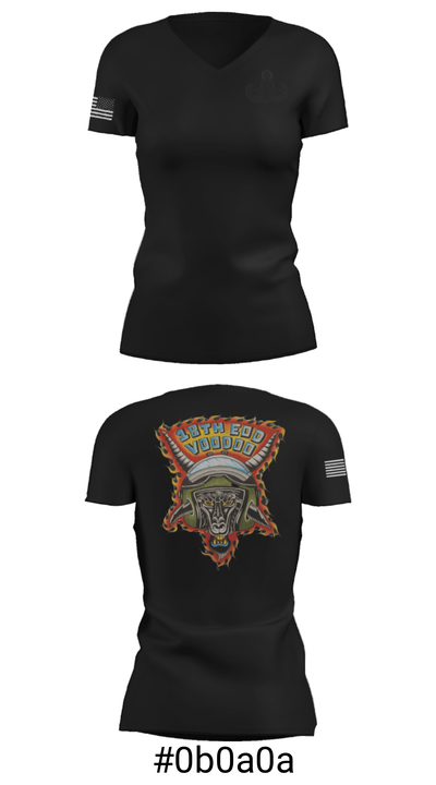 18th Ordnance Company EOD 8486026 Women's Short Sleeve V-neck Shirt - 12