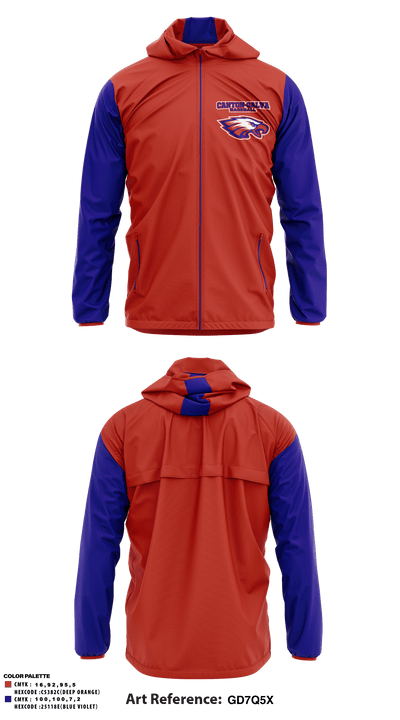 Canton-Galva Senior High School Baseball 19362065 Windbreaker - 1