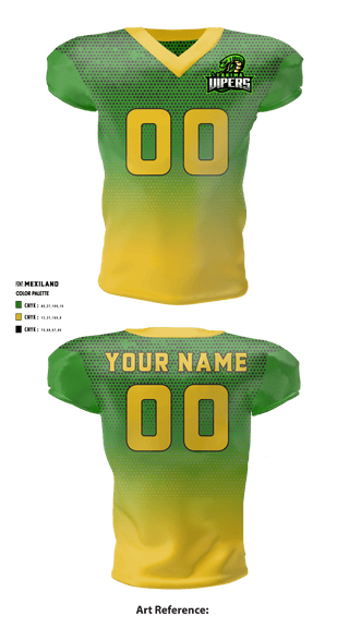 Football Jersey, Yakima Vipers, Football, Teamtime, Team time, sublimation, custom sports apparel, team uniforms, spirit wear, spiritwear, sports uniforms, custom shirts, team store, custom team store, fundraiser sports, apparel fundraiser