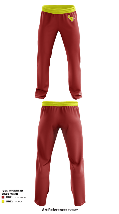 Hampton Cove Middle School 33906534 Sweatpants - 1