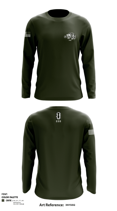 789th EOD 33174238 Long Sleeve Performance Shirt - 5
