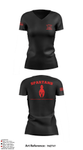1st Platoon, 441st EN 71926407 Women's Short Sleeve V-neck Shirt - 2
