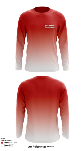Long Sleeve Shooting Shirt, NCC Travel Basketball, Men's Basketball, Teamtime, Team time, sublimation, custom sports apparel, team uniforms, spirit wear, spiritwear, sports uniforms, custom shirts, team store, custom team store, fundraiser sports, apparel fundraiser