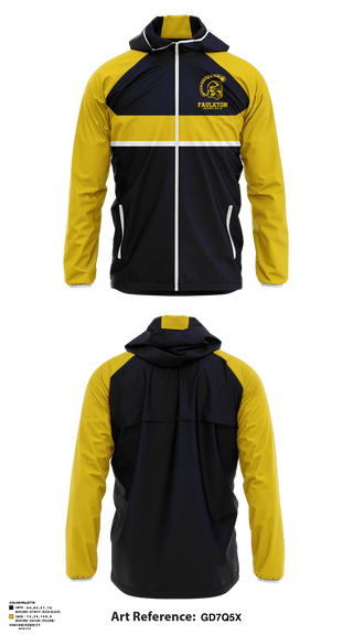 Windbreaker, Faulkton School 24-2, Spirit Store, Teamtime, Team time, sublimation, custom sports apparel, team uniforms, spirit wear, spiritwear, sports uniforms, custom shirts, team store, custom team store, fundraiser sports, apparel fundraiser