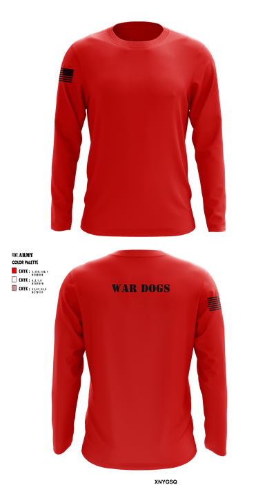 War Dogs 65326568 Long Sleeve Performance Shirt - 1