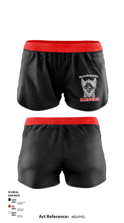 Rivera Raiders 59461259 Women's Shorts - 1
